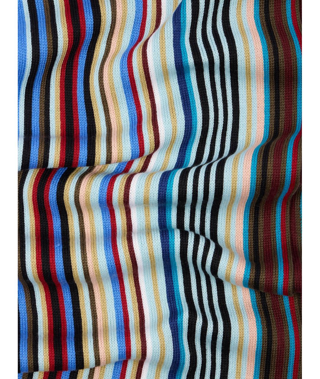 PAUL SMITH Мульти шерстяной шарф, фото 3