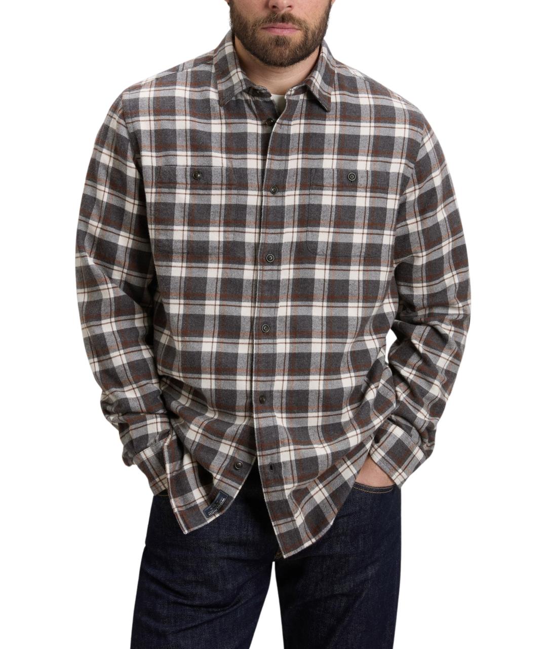 WOOLRICH Мульти хлопковая кэжуал рубашка, фото 2