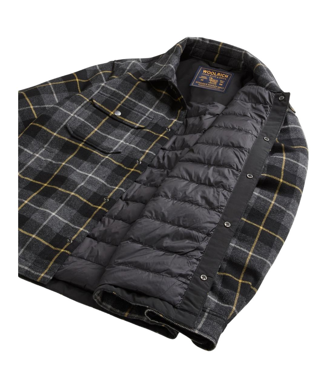 WOOLRICH Серая шерстяная куртка, фото 4
