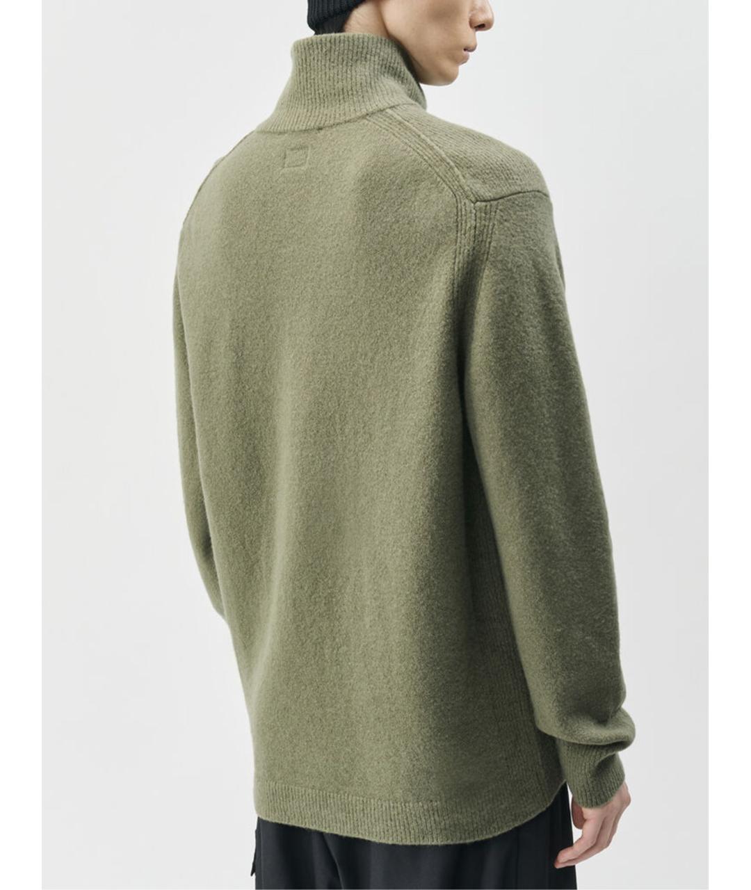 CP COMPANY Зеленый шерстяной джемпер / свитер, фото 3