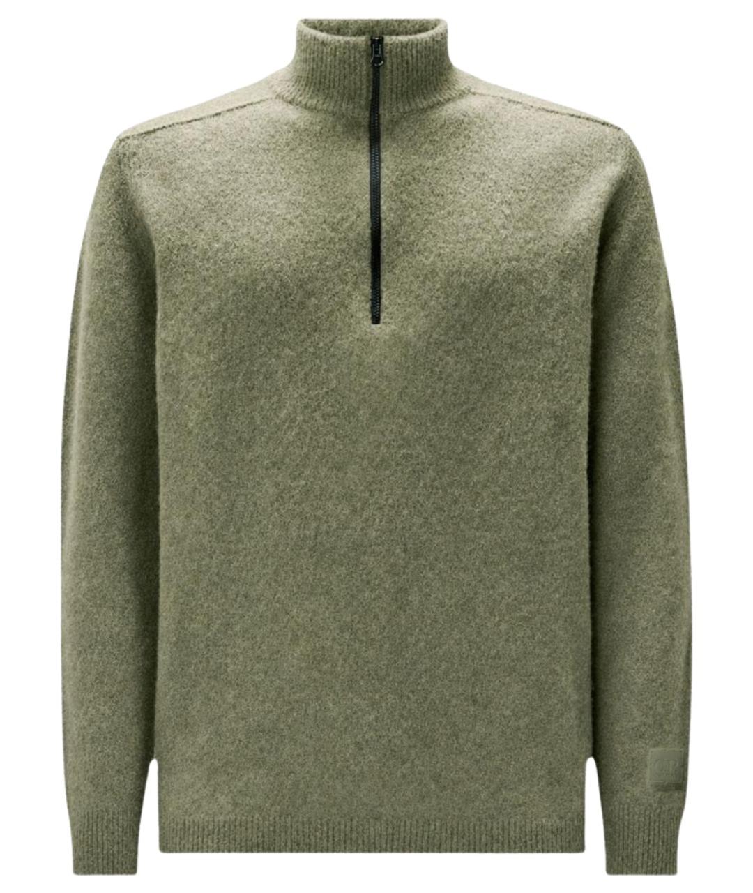 CP COMPANY Зеленый шерстяной джемпер / свитер, фото 1