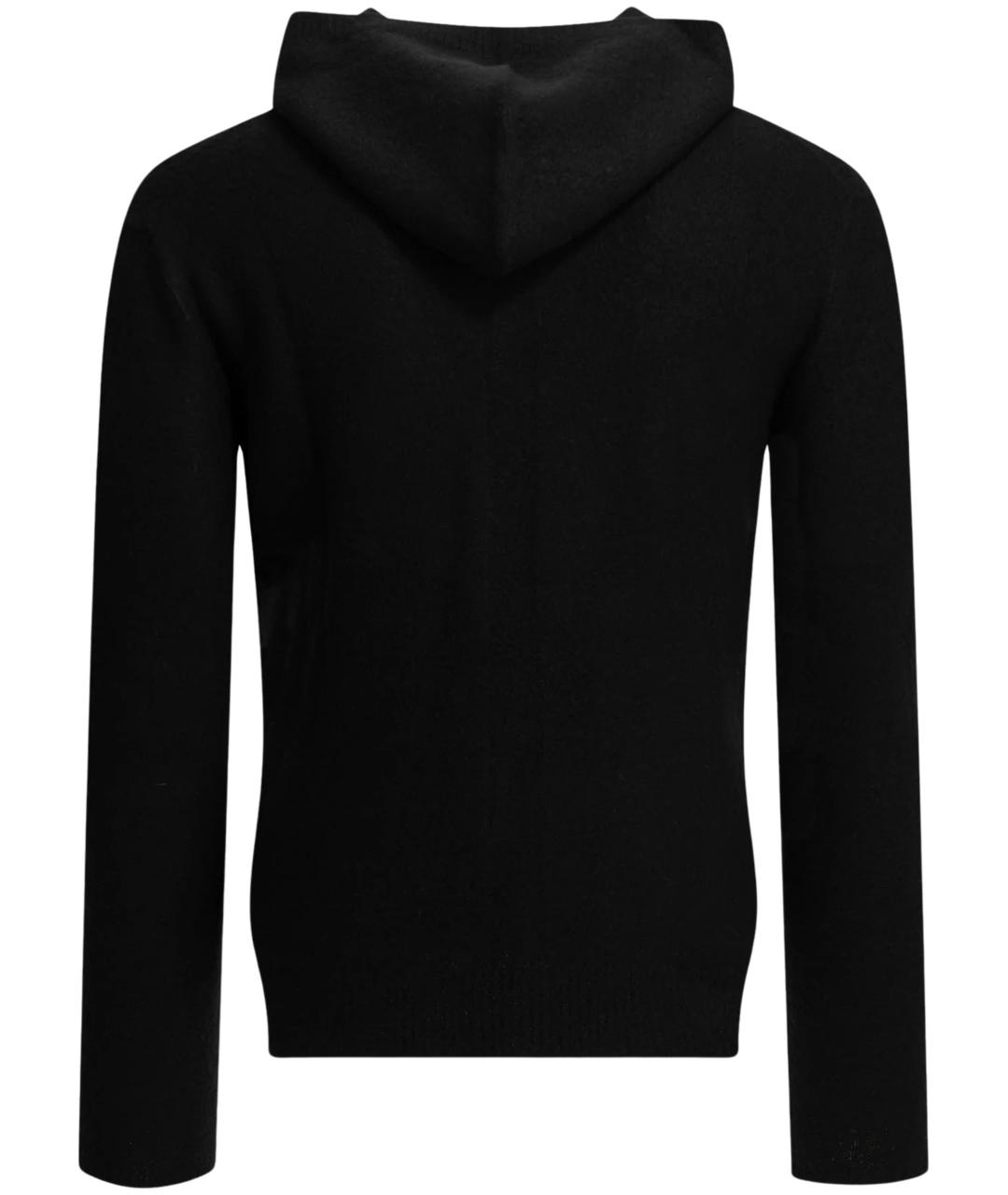 RICK OWENS Черный кашемировый джемпер / свитер, фото 2