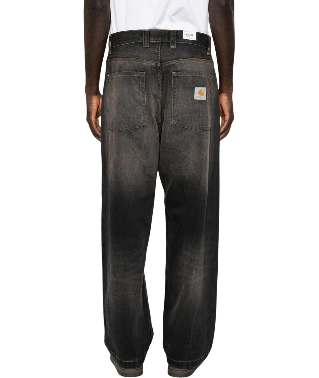 CARHARTT WIP Коричневые хлопковые джинсы, фото 3