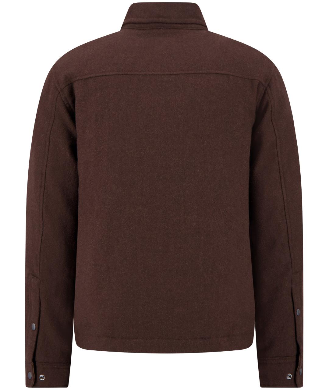 WOOLRICH Коричневая шерстяная куртка, фото 3