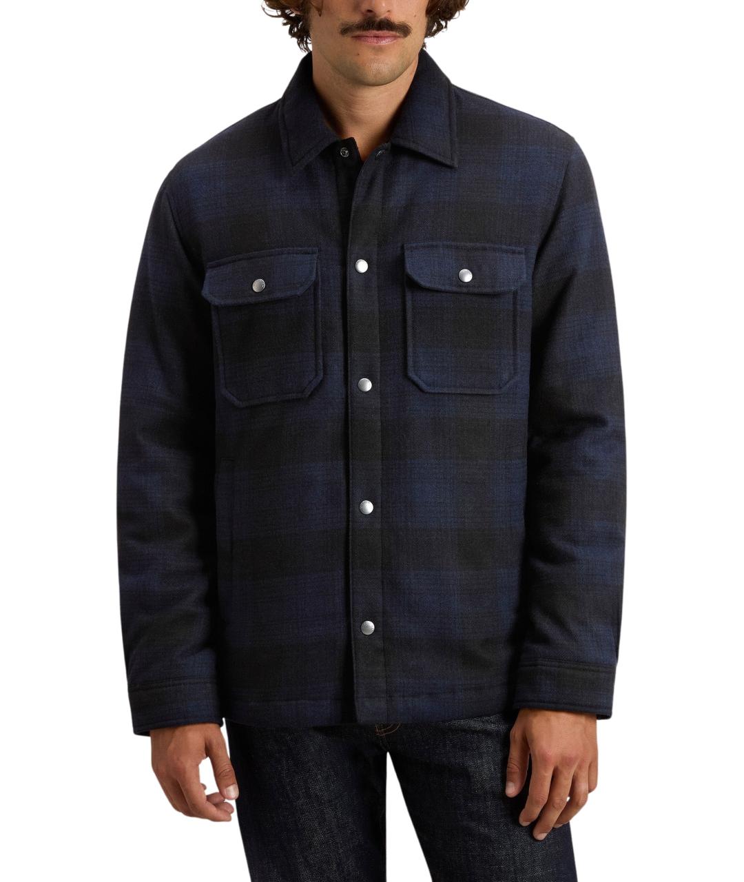 WOOLRICH Синяя шерстяная куртка, фото 2