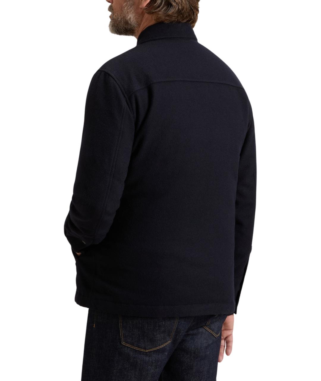 WOOLRICH Синяя шерстяная куртка, фото 3
