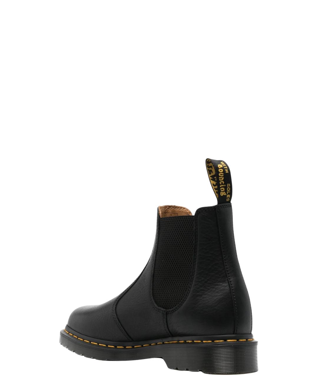 DR. MARTENS Черные кожаные низкие ботинки, фото 3