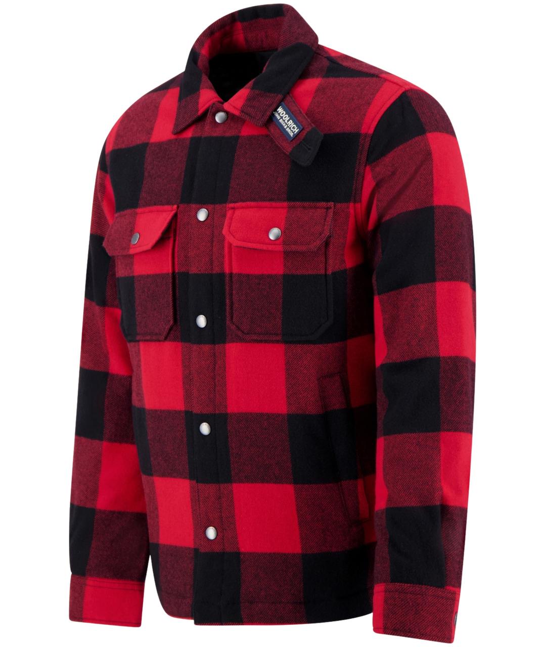 WOOLRICH Красная шерстяная куртка, фото 2