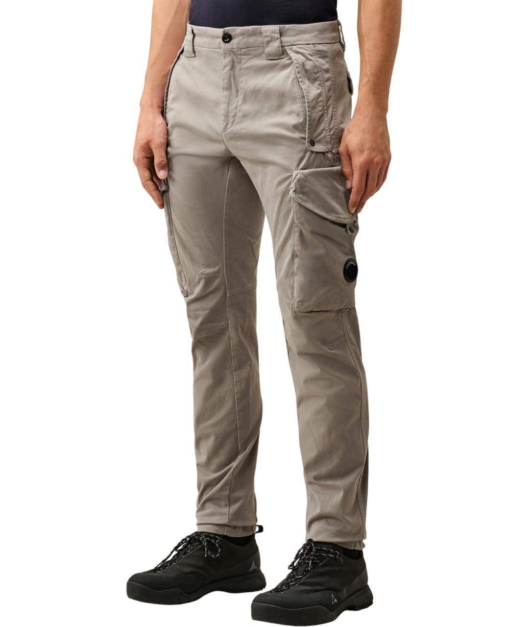 CP COMPANY Серые хлопковые повседневные брюки, фото 2