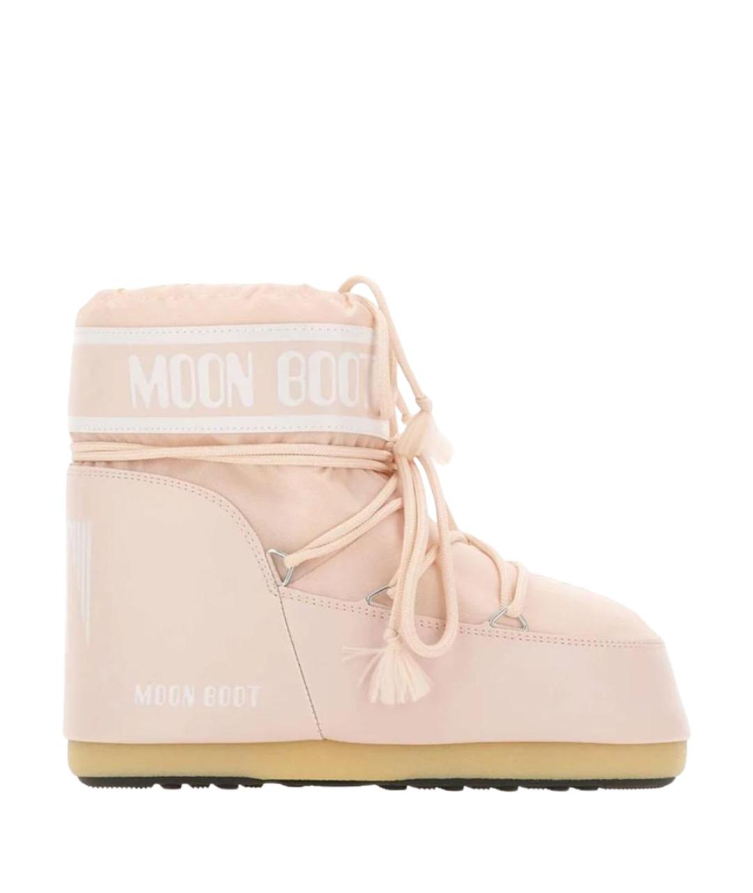 MOON BOOT Розовые сапоги, фото 1