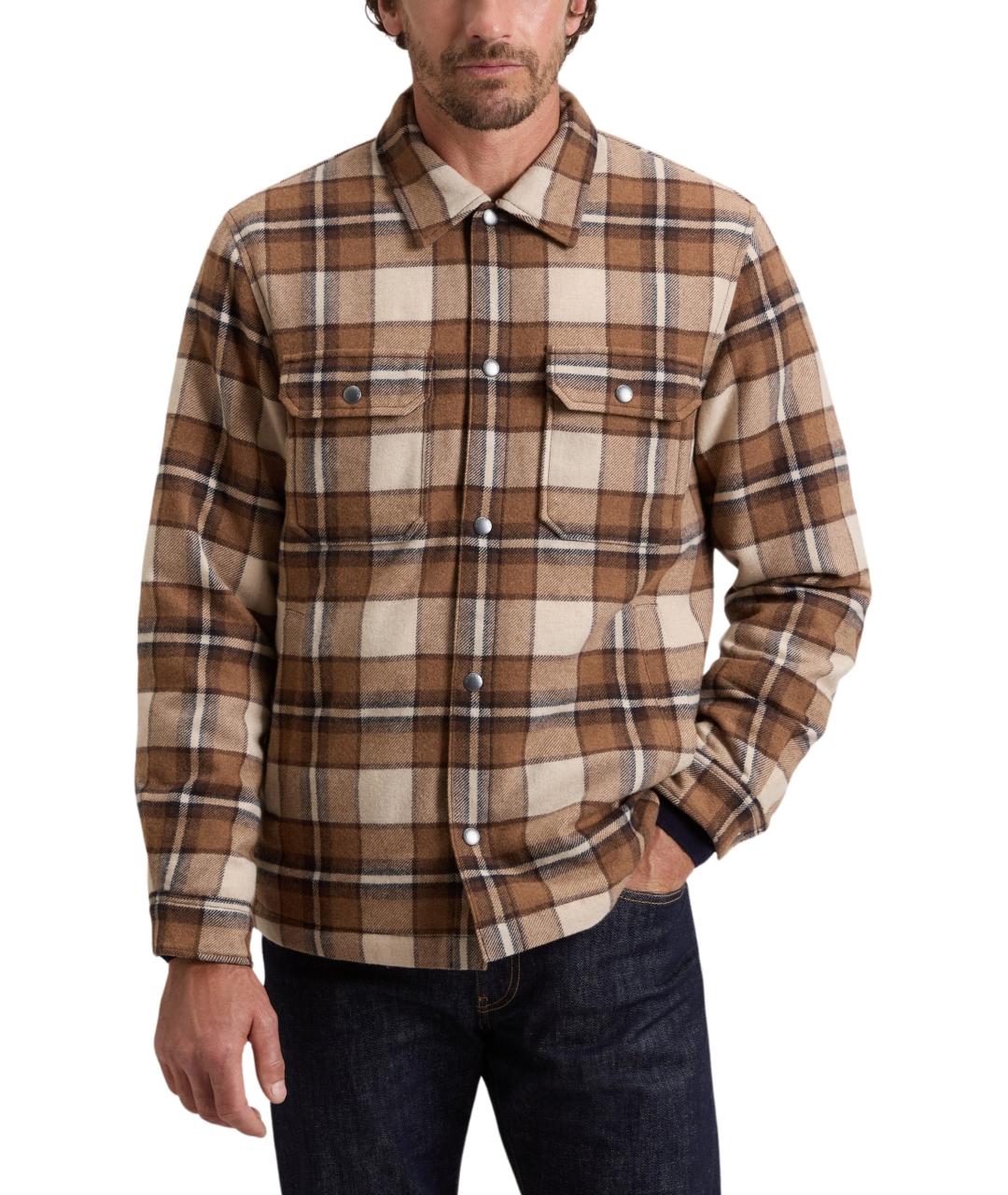 WOOLRICH Коричневая шерстяная куртка, фото 2