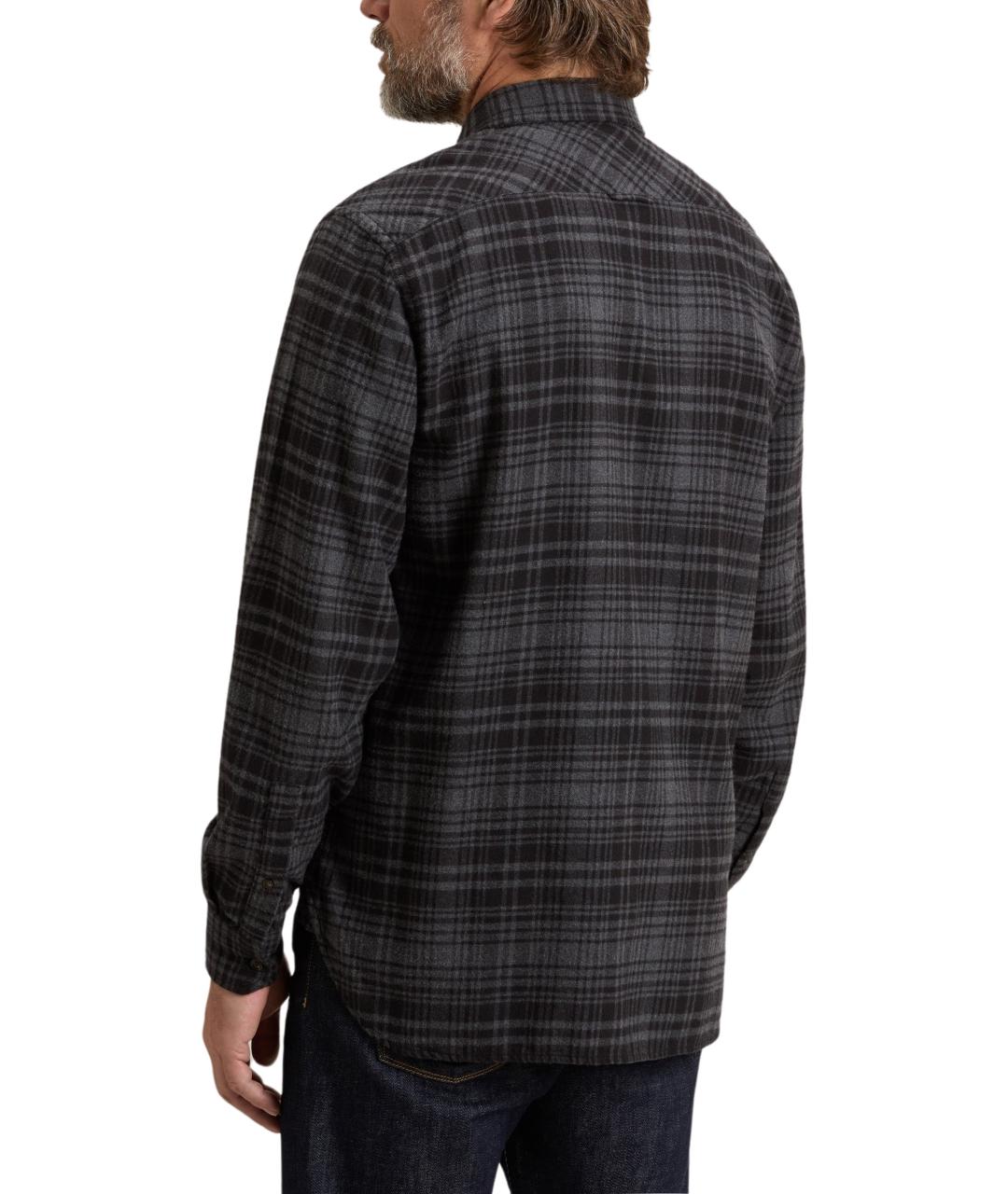 WOOLRICH Серая хлопковая кэжуал рубашка, фото 3