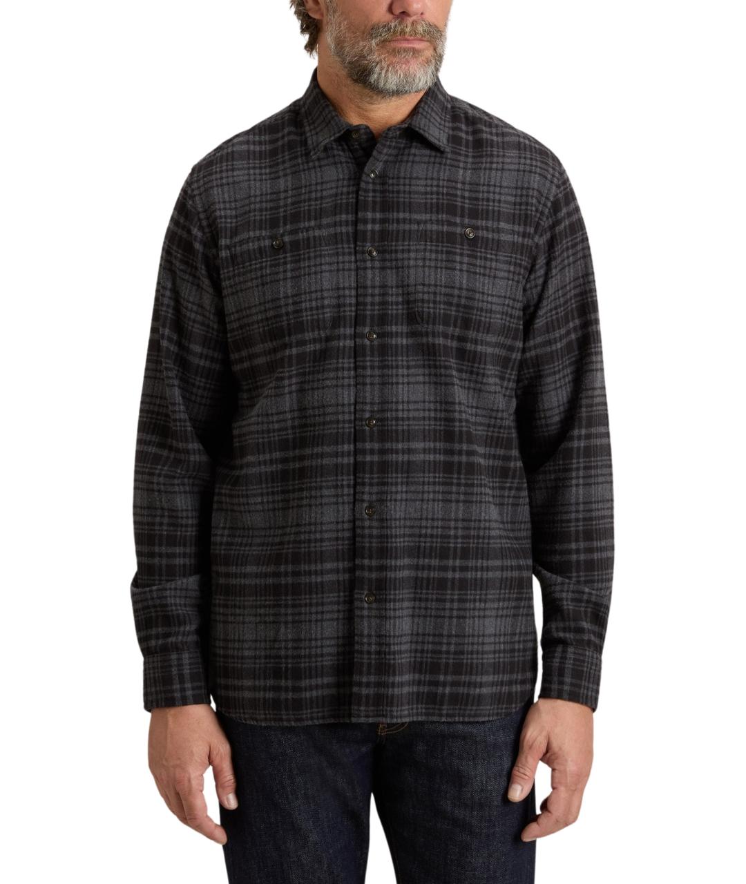 WOOLRICH Серая хлопковая кэжуал рубашка, фото 2