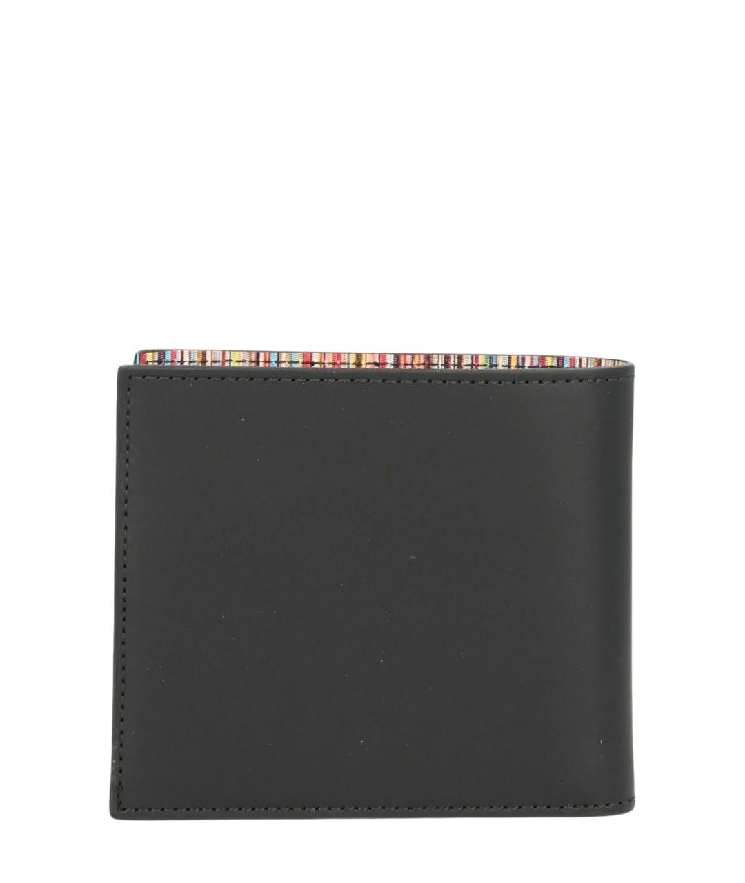 PAUL SMITH Черный кожаный кошелек, фото 2