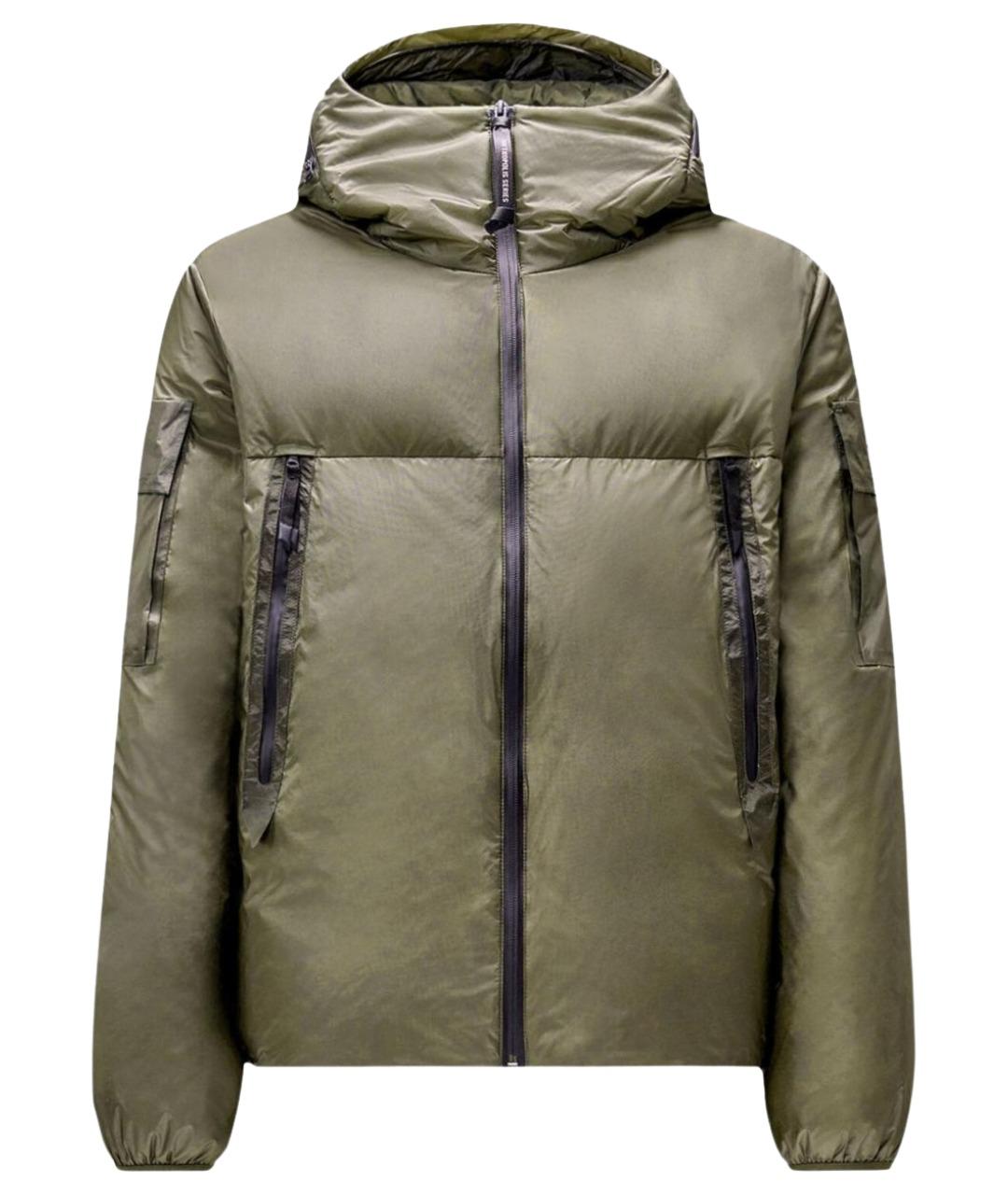 CP COMPANY Зеленый полиамидовый пуховик, фото 1