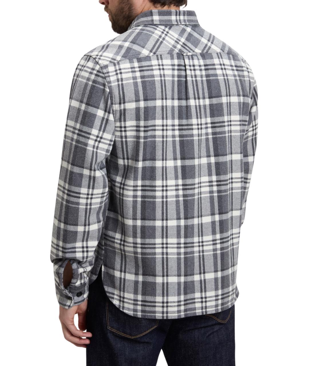 WOOLRICH Серая хлопковая кэжуал рубашка, фото 3