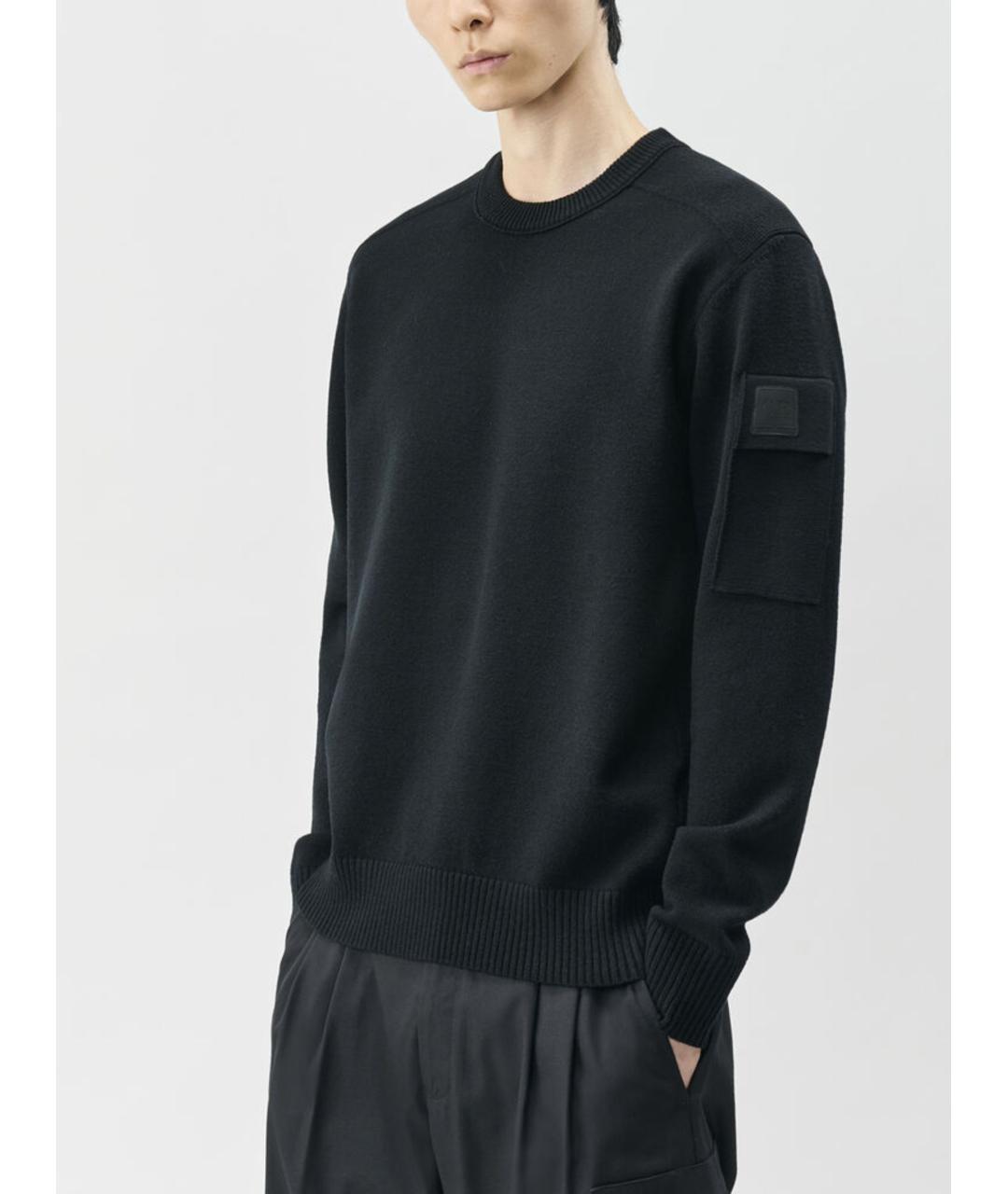 CP COMPANY Черный шерстяной джемпер / свитер, фото 2