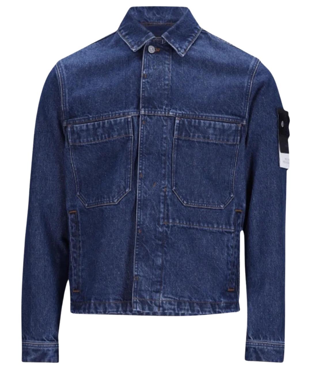 STONE ISLAND Синяя хлопковая куртка, фото 1