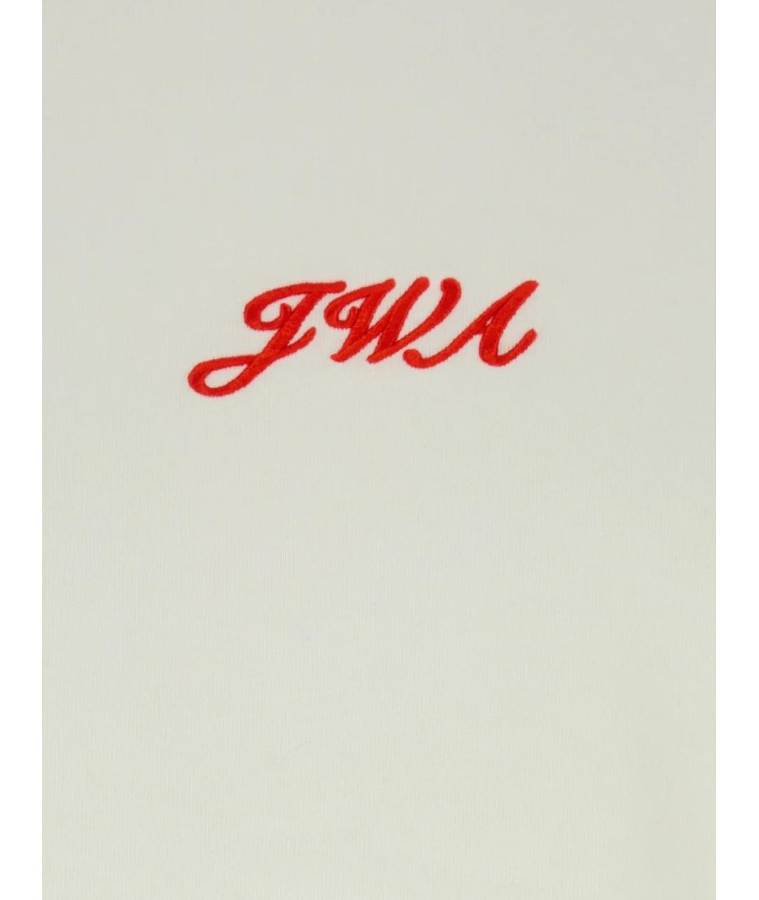 J.W.ANDERSON Белая хлопковая футболка, фото 3
