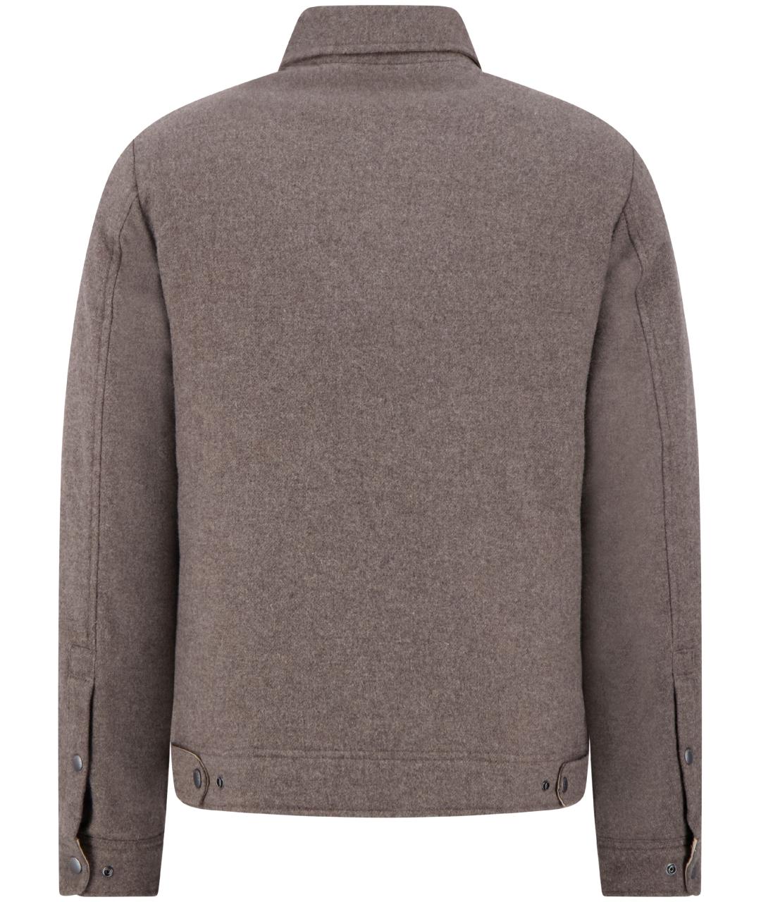 WOOLRICH Коричневая шерстяная куртка, фото 3
