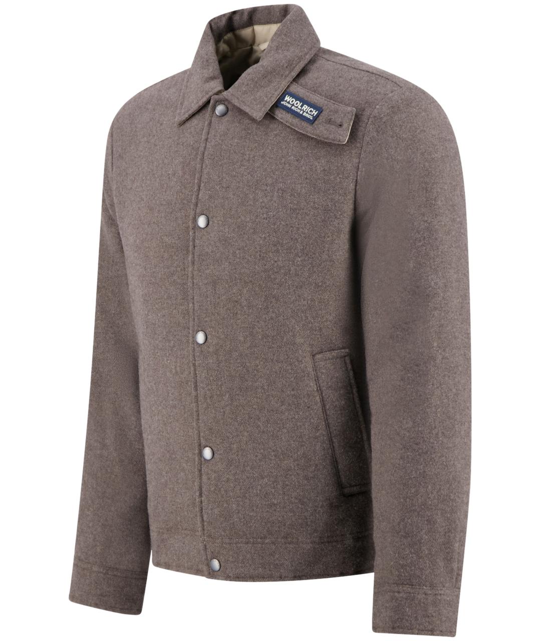 WOOLRICH Коричневая шерстяная куртка, фото 2