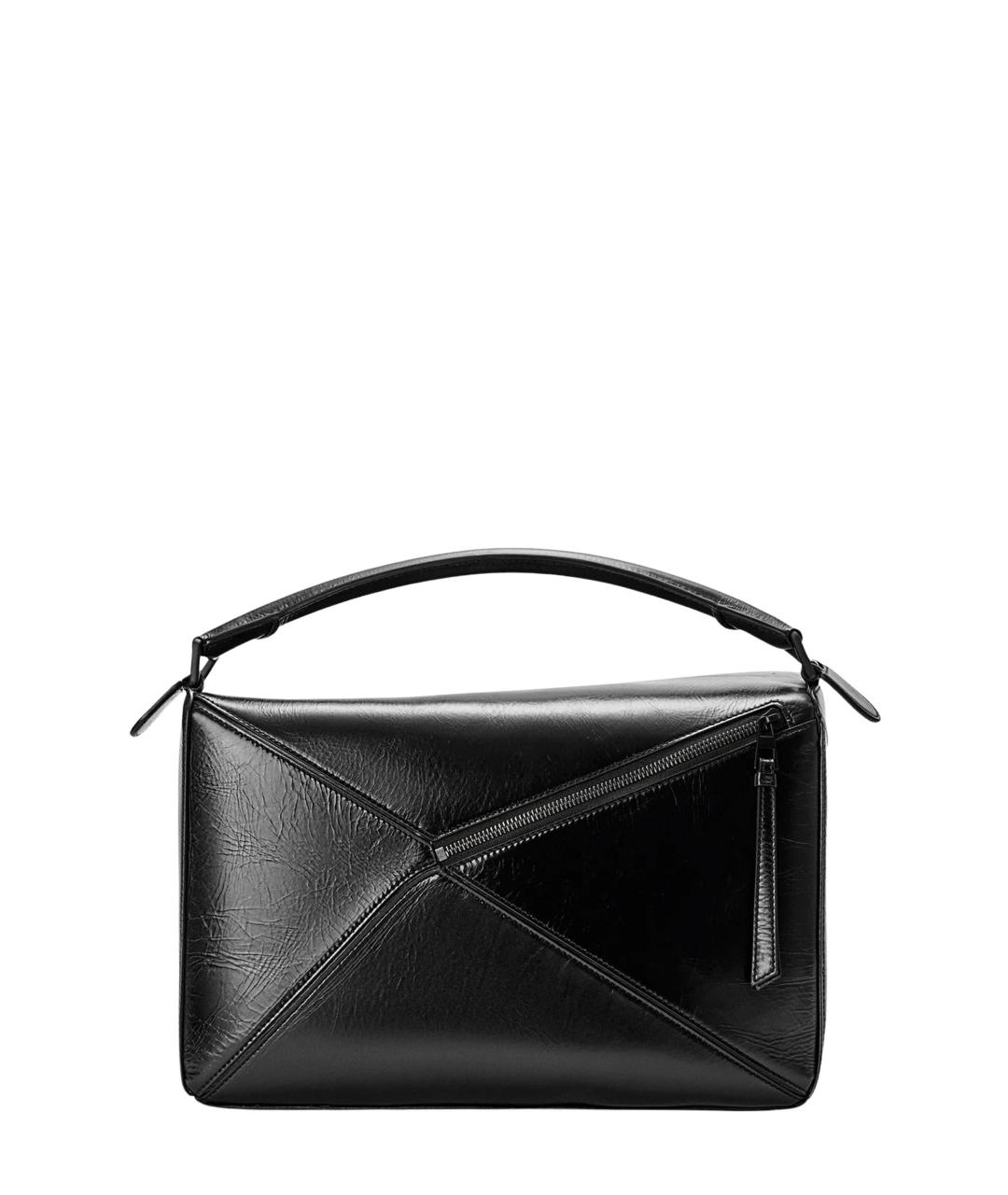 LOEWE Черная кожаная сумка на плечо, фото 2