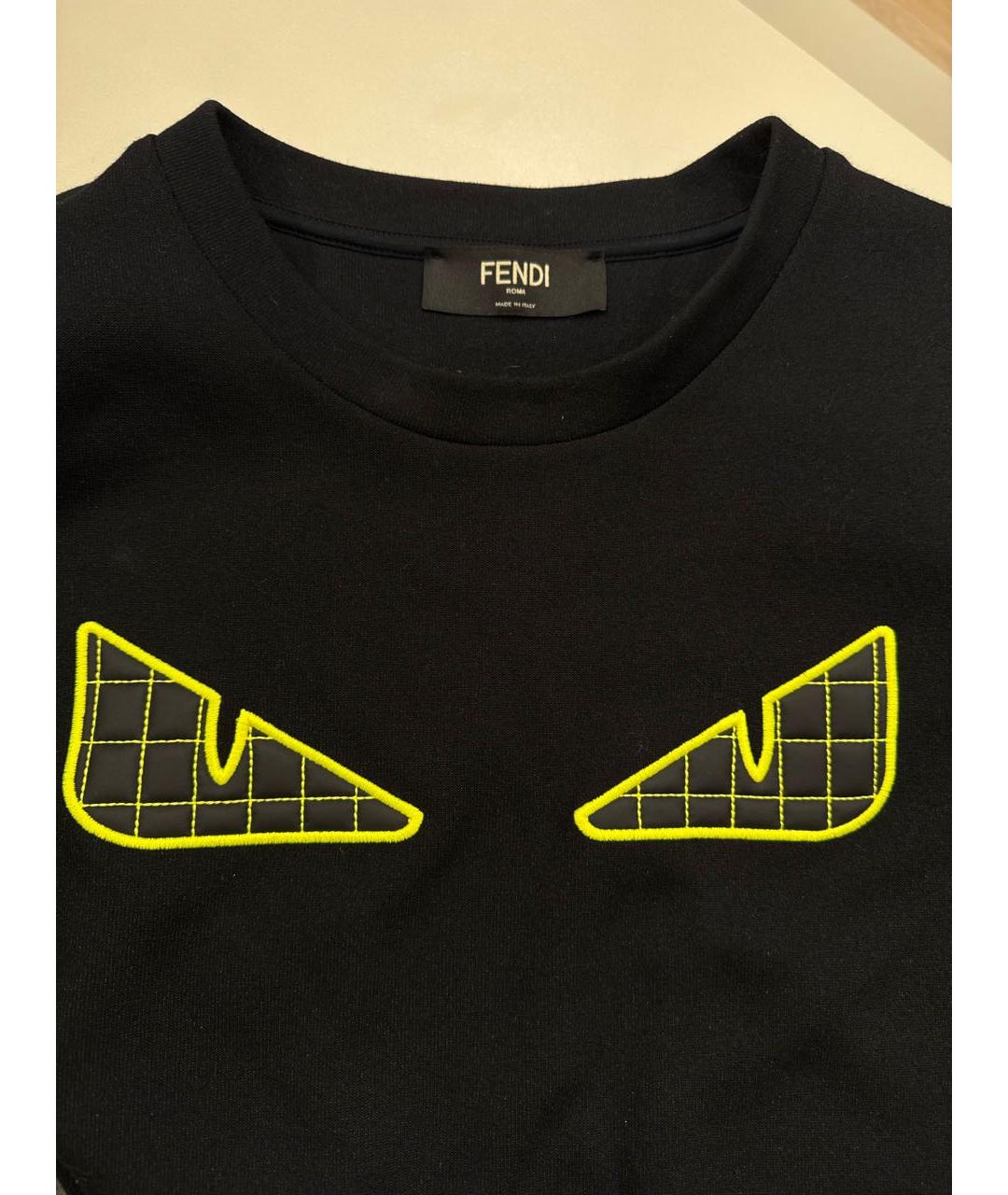 FENDI Черный полиэстеровый спортивный костюм, фото 2