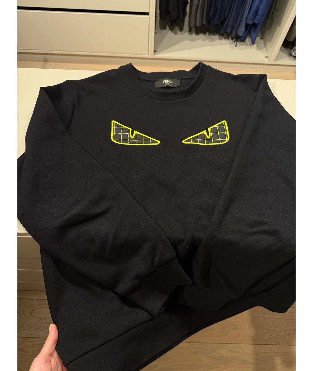 FENDI Черный полиэстеровый спортивный костюм, фото 3