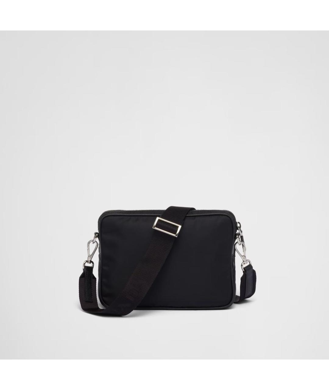 PRADA Черная нейлоновая сумка на плечо, фото 4