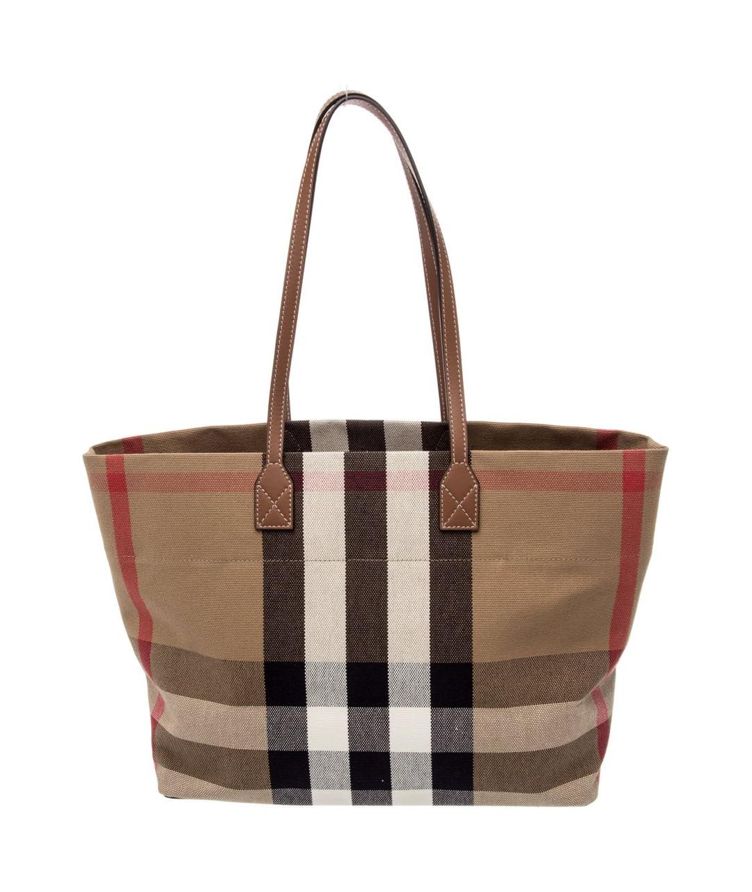 BURBERRY Коричневая сумка тоут, фото 7