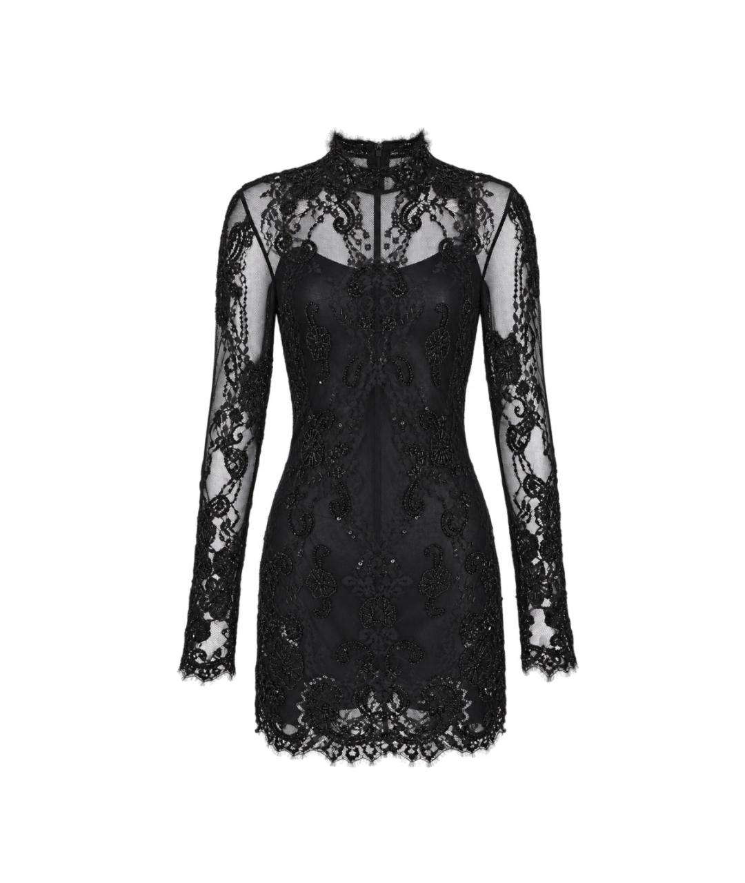 BLUMARINE Черное полиамидовое платье, фото 1