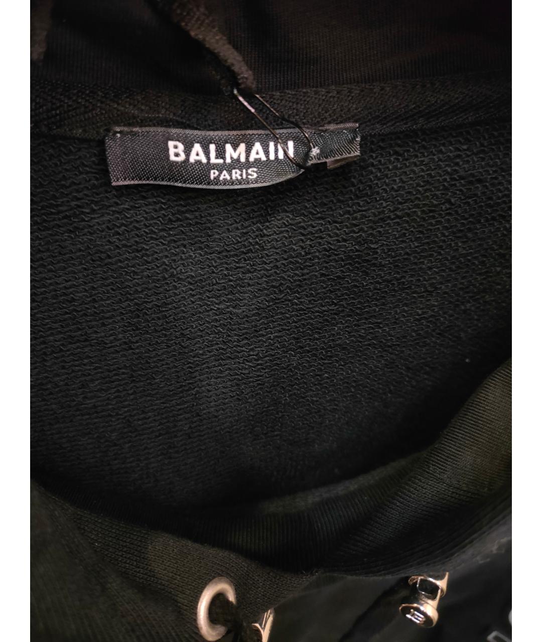 BALMAIN Черный хлопковый спортивный костюм, фото 8
