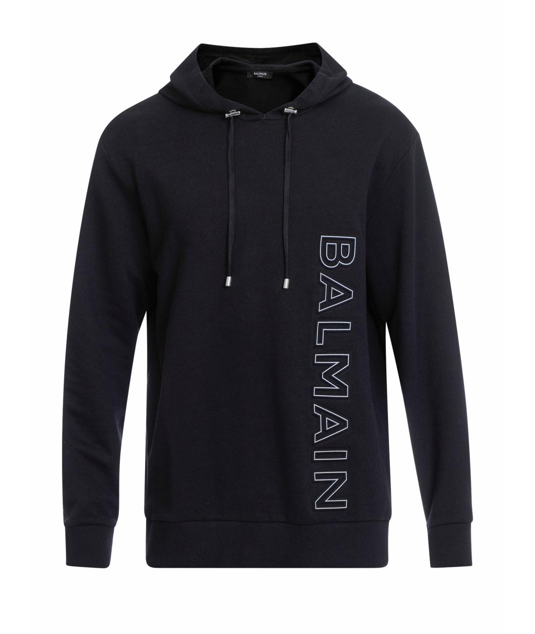BALMAIN Черный хлопковый спортивный костюм, фото 1
