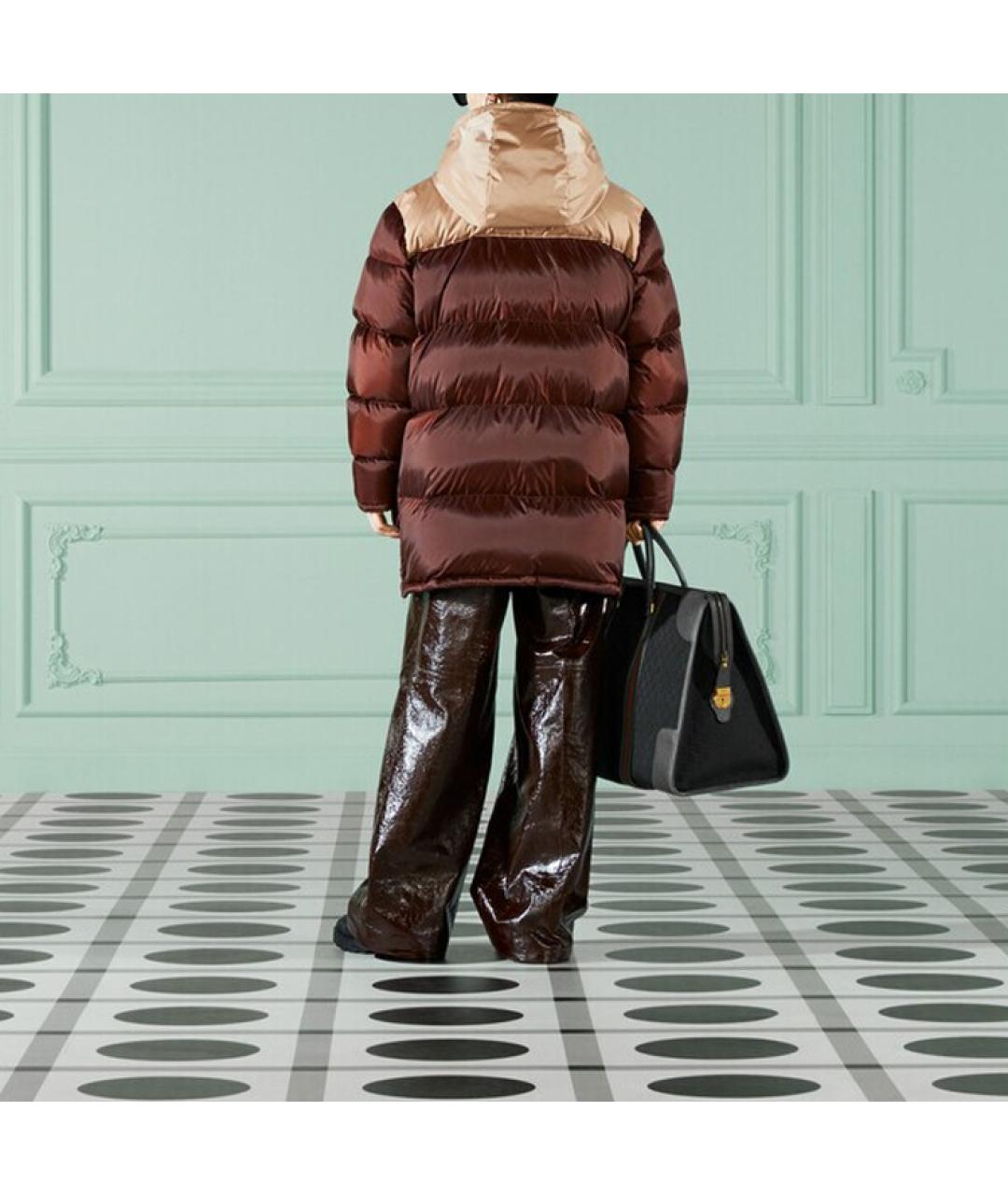GUCCI Бордовый пуховик, фото 3