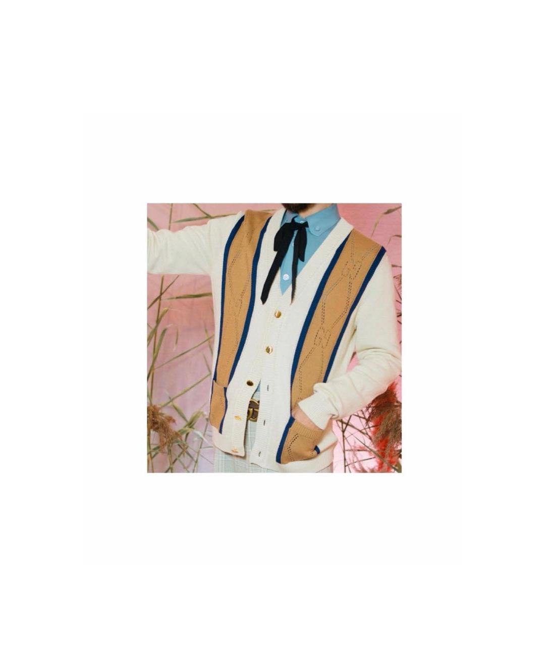 GUCCI Черный шелковый галстук, фото 3