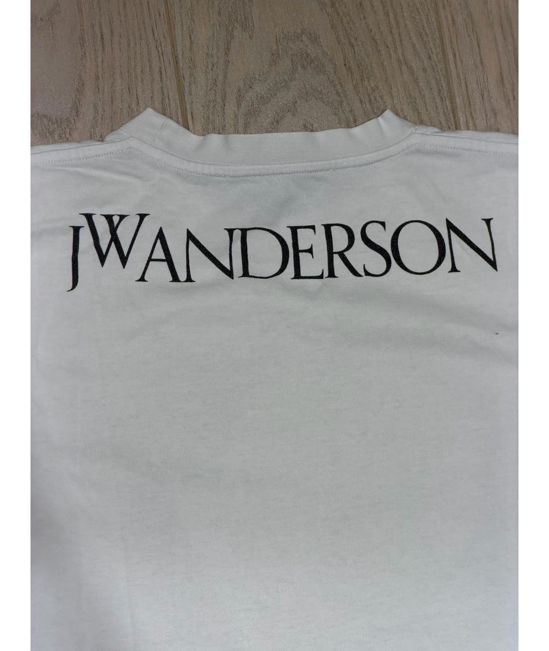 J.W.ANDERSON Белая хлопковая футболка, фото 3