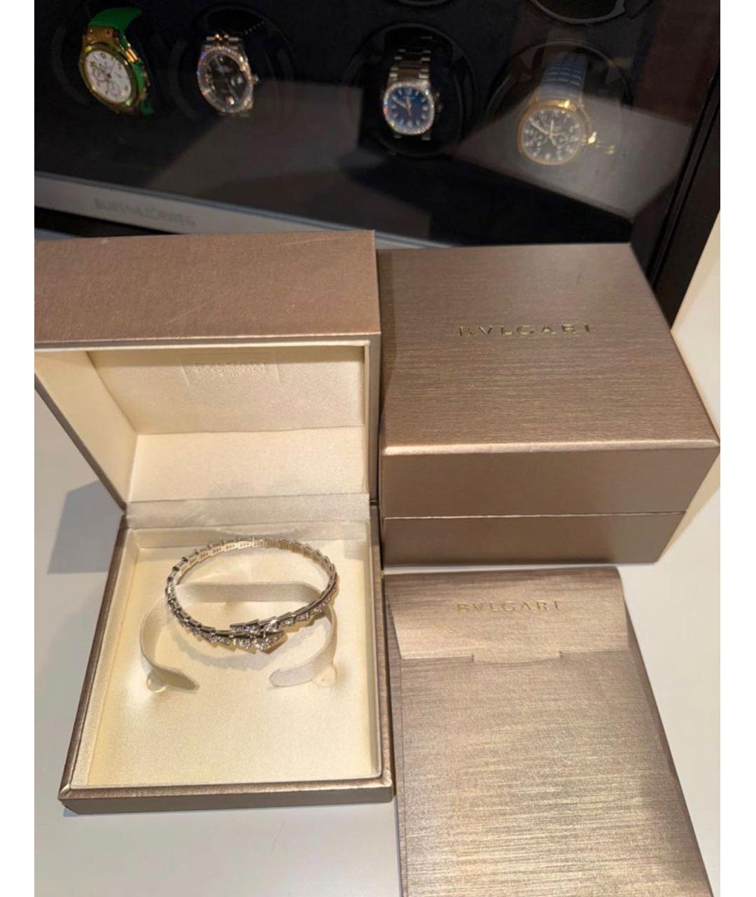 BVLGARI Белый браслет из белого золота, фото 7