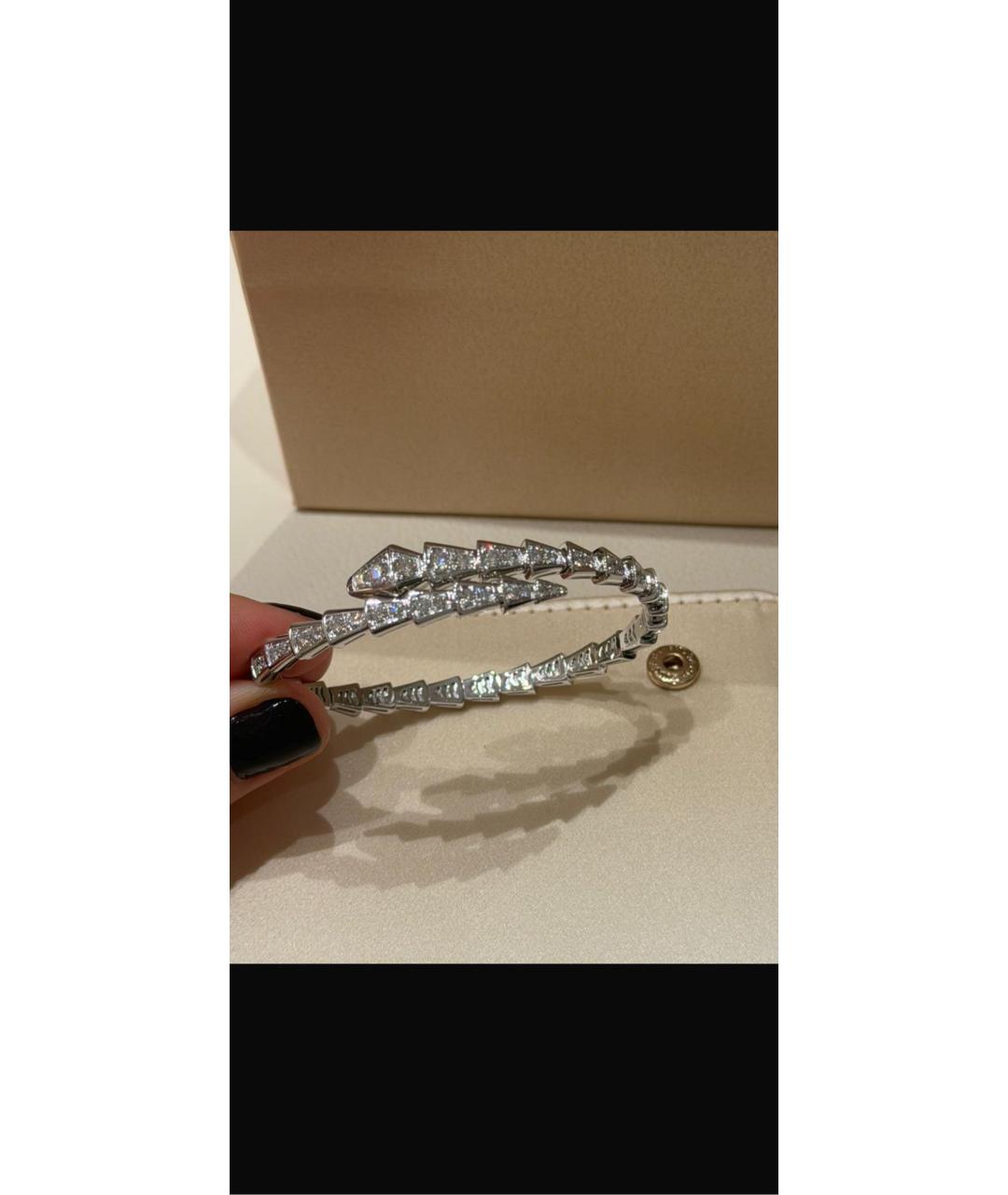 BVLGARI Белый браслет из белого золота, фото 8