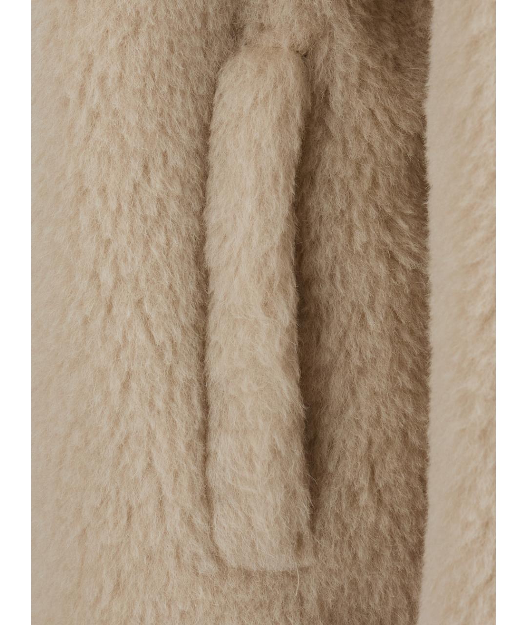 MAX MARA Белое шерстяное пальто, фото 3