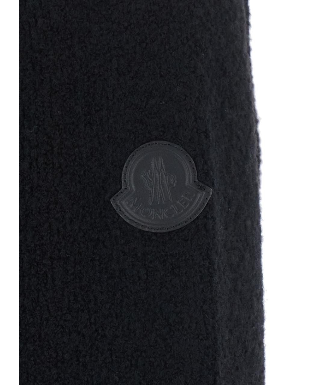 MONCLER Черная полиамидовая куртка, фото 3