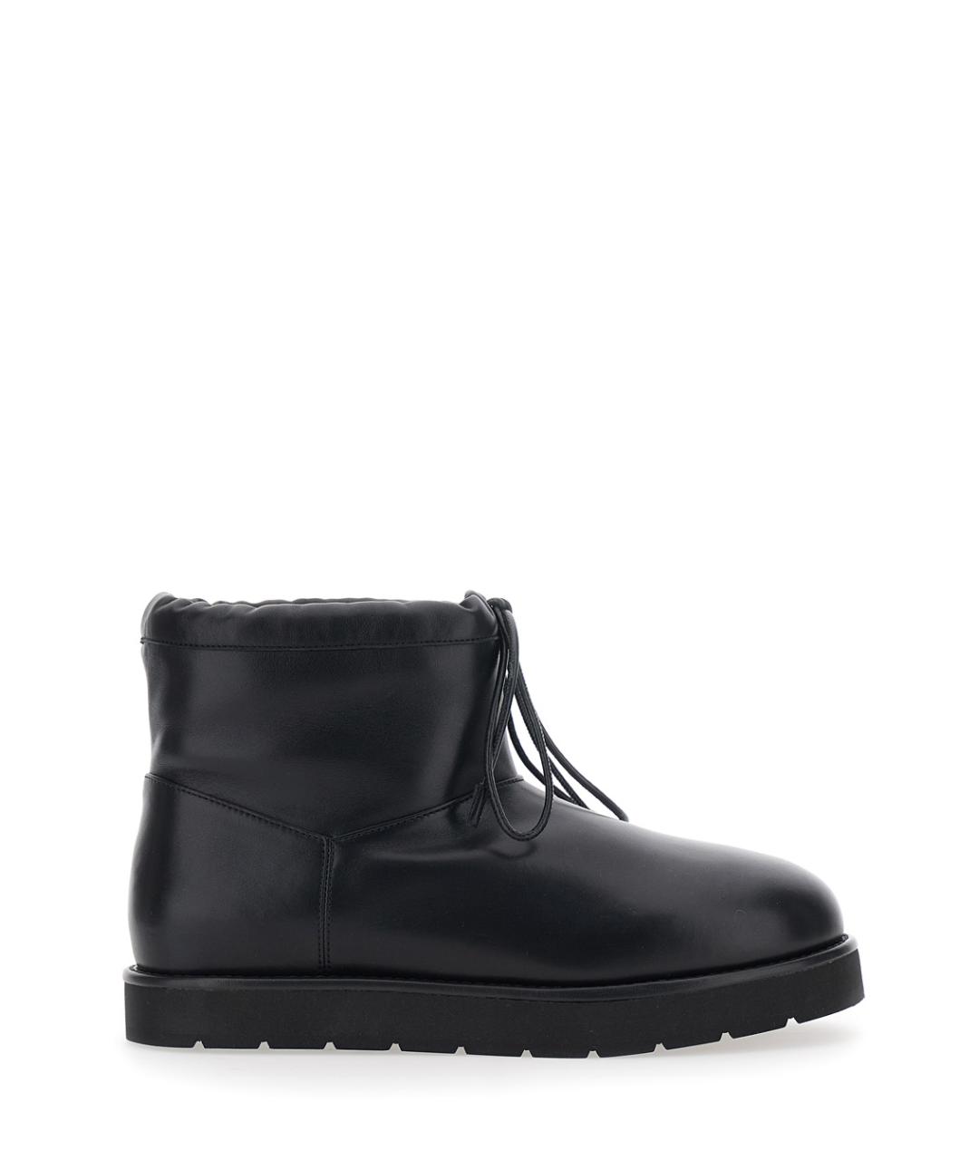 PHOEBE PHILO Черные кожаные полусапоги, фото 5