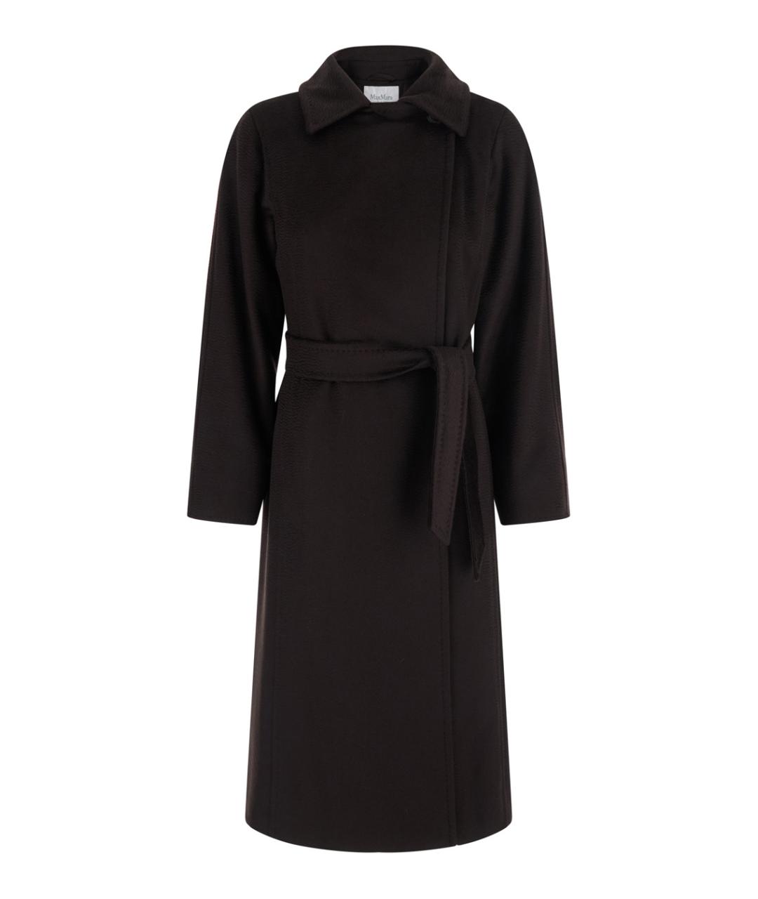 MAX MARA Коричневое шерстяное пальто, фото 4