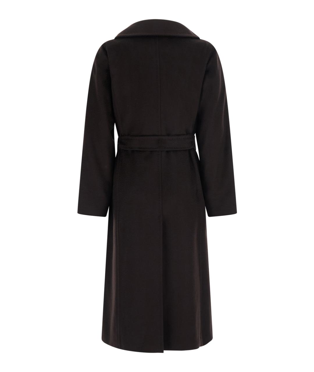 MAX MARA Коричневое шерстяное пальто, фото 2