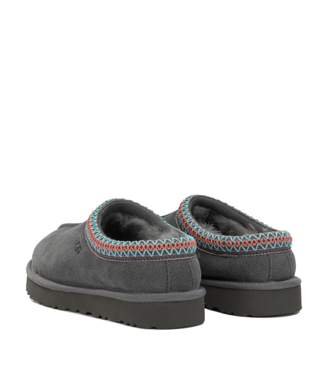 UGG Серые замшевые сабо, фото 4