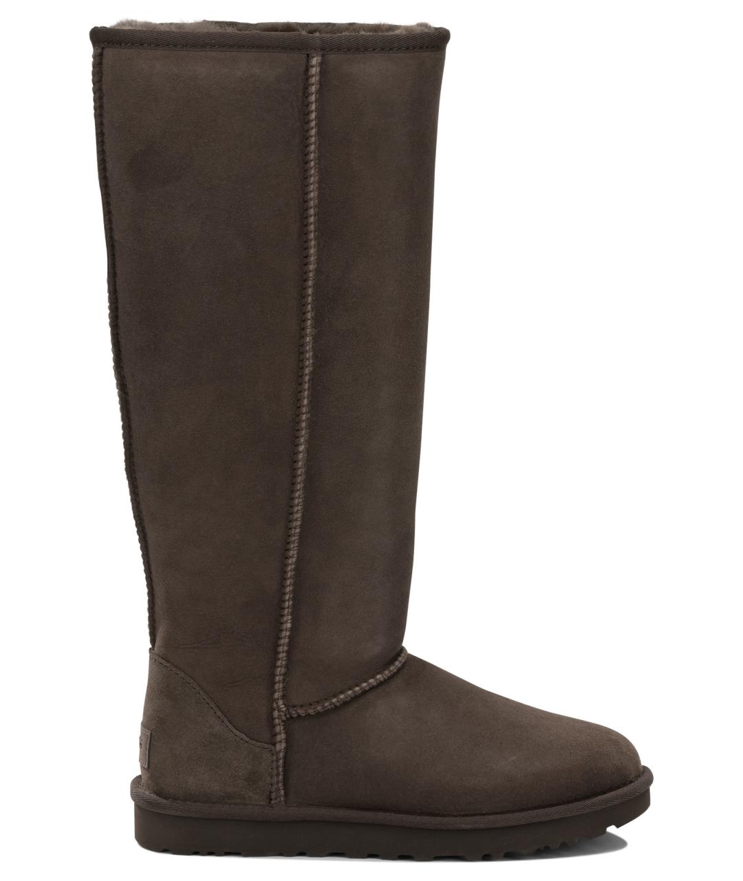 UGG Коричневые кожаные сапоги, фото 1