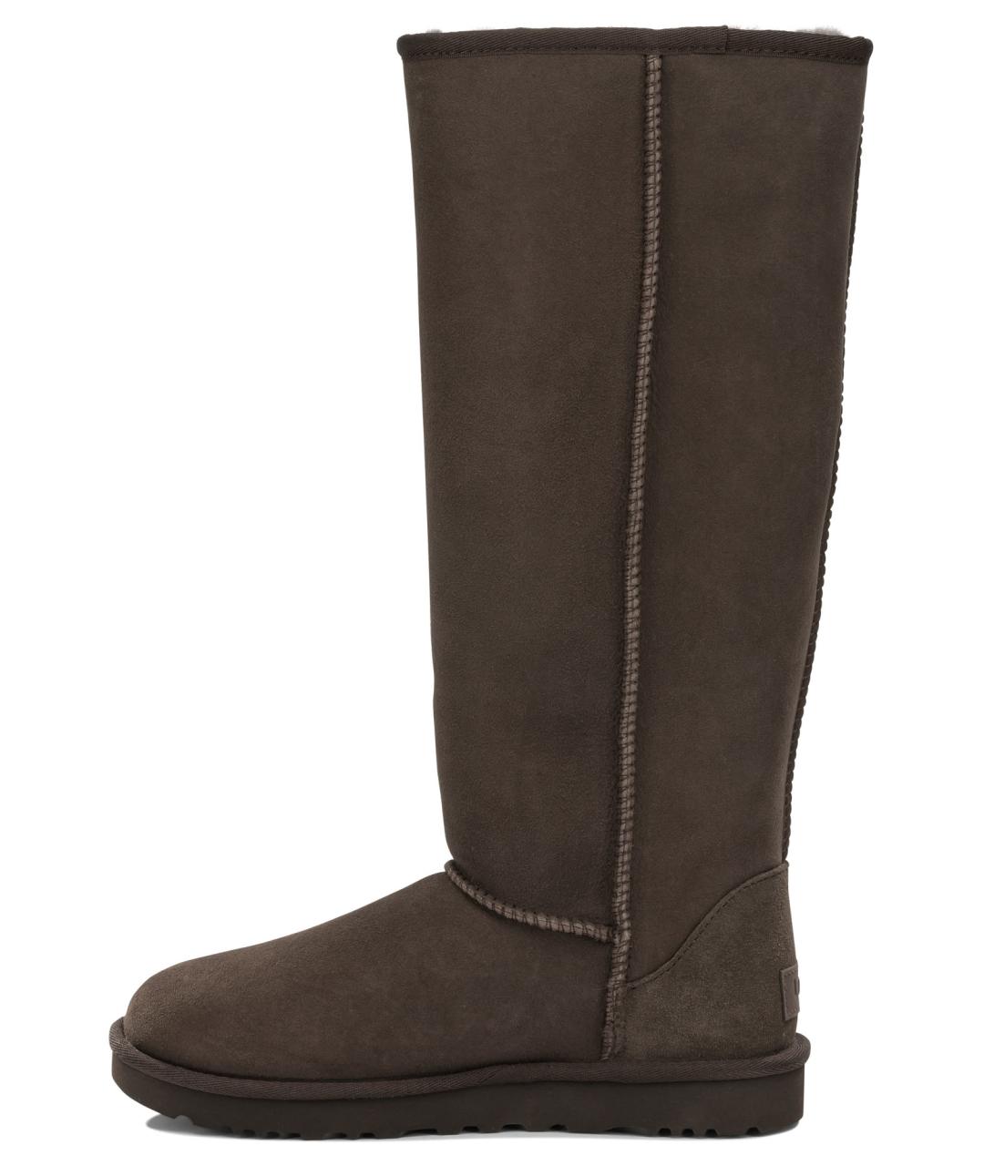 UGG Коричневые кожаные сапоги, фото 3