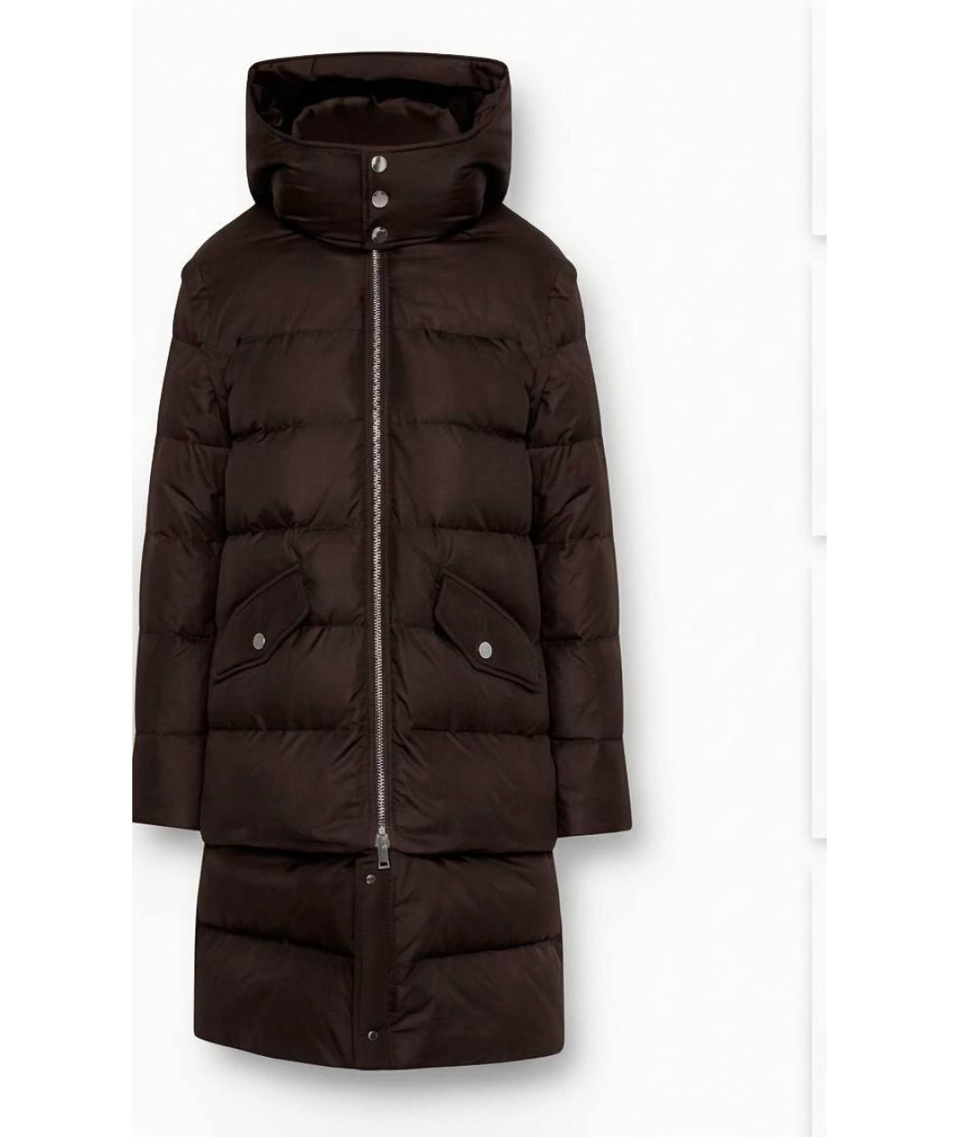 KITON Коричневый пуховик, фото 11