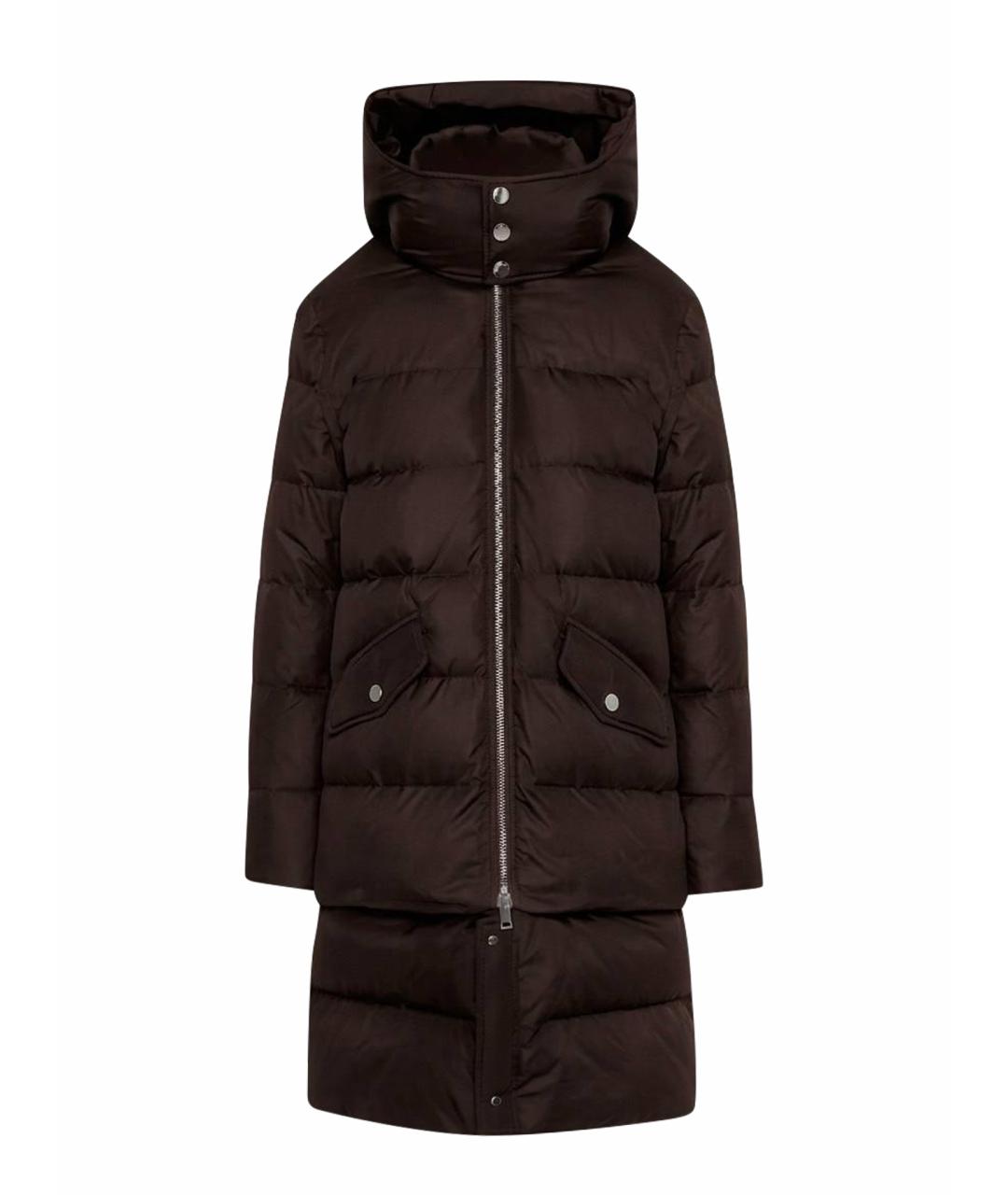 KITON Коричневый пуховик, фото 1