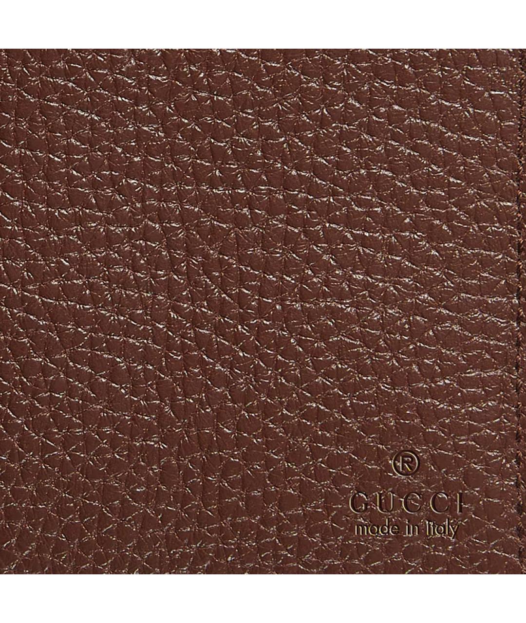 GUCCI Коричневый кардхолдер, фото 5