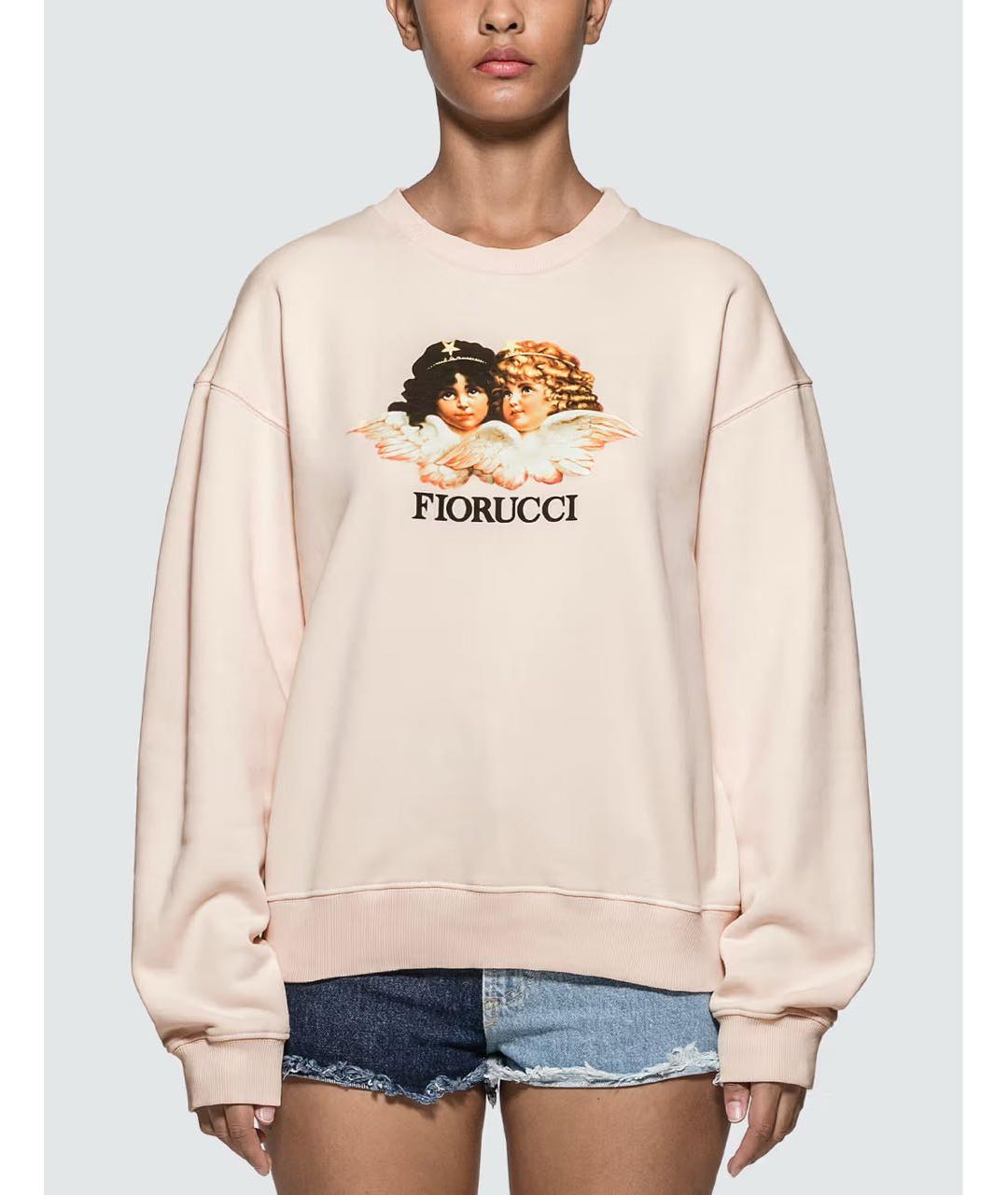 FIORUCCI Розовый хлопковый джемпер / свитер, фото 2